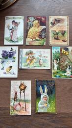 8 Paaskaarten. Waarvan 6 reliëfkaart 4/10,7/10,9/10 verkocht, Verzamelen, Ophalen of Verzenden