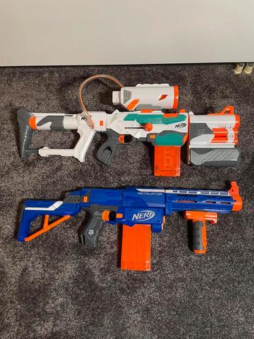 Nerf Gun (Elite Retaliator & Modulus Tri-Strike Blaster) beschikbaar voor biedingen