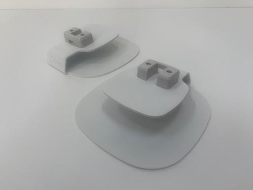 2x Cavus tafelstandaards voor Sonos One (wit), Audio, Tv en Foto, Luidsprekers, Zo goed als nieuw, Front, Rear of Stereo speakers