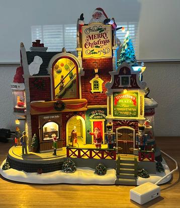 Lemax kerstdorp - tinseltown plaza beschikbaar voor biedingen