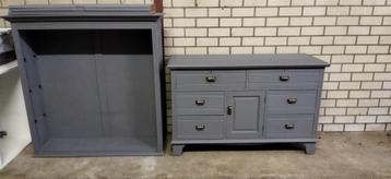 Houten buffet kast beschikbaar voor biedingen