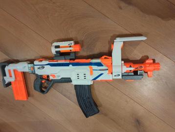 Nerf modulus regulator met 2 magazijnen en 35 pijlen beschikbaar voor biedingen