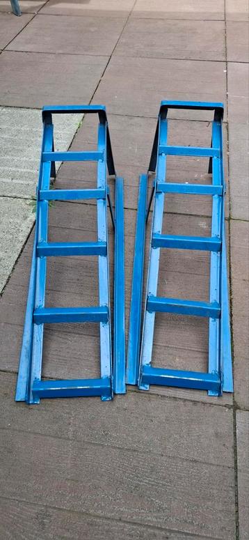 Oprijbruggen Auto - Set van 2 - Blauw beschikbaar voor biedingen