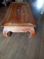 Teak houten opium salontafel, Huis en Inrichting, Tafels | Salontafels, Ophalen, Gebruikt, 100 tot 150 cm, Teakhout