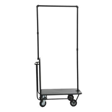Nieuw garderoberek op wielen 180 x 85 x 45 cm beschikbaar voor biedingen