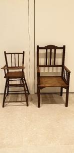 Twee antieke kinderstoeltjes / poppenstoeltjes, Ophalen