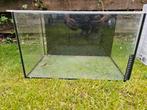Aquarium 50x30x30 met in/uitvoer, Dieren en Toebehoren, Vissen | Aquaria en Toebehoren, Ophalen, Zo goed als nieuw, Leeg aquarium
