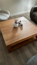 Teak salontafel in nieuwstaat, Huis en Inrichting, 100 tot 150 cm, Zo goed als nieuw, Minder dan 50 cm, Rechthoekig