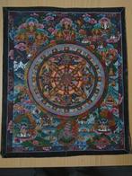 Grote wiel Mandala Thangka, Antiek en Kunst, Ophalen of Verzenden