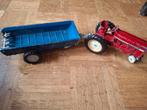 Ertl vintage tractor met aanhanger., Ophalen of Verzenden, Gebruikt, Tractor of Landbouw, ERTL