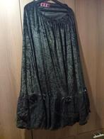 Gothic rok met kant en bloemen 48/50, Kleding | Dames, Ophalen of Verzenden, Zo goed als nieuw, Zwart, Rok