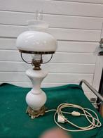 tafellamp vintage designe melkglas en messing, Ophalen of Verzenden, 'T Olde Gre-j, Info@toldegrej.nl, Endepoelstraat 20f Didam