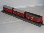 Marklin 3 x gesloten wagon met kortkoppeling (#348), Wisselstroom, Gebruikt, Wagon, Ophalen of Verzenden