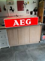 Lichtreclame lichtbak AEG, Ophalen of Verzenden, Zo goed als nieuw, Lichtbak of (neon) lamp