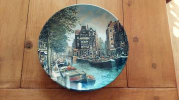 ROYAL MOSA Schotel "Lente aan een Rotterdamse Gracht" beschikbaar voor biedingen