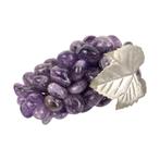 Druiven tros van paarse amethist