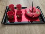 Nieuw: Japans theeservies met dienblad, Ophalen, Overige typen, Overige stijlen, Glas