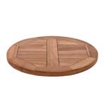 Tafelblad teakhout rond 50 cm en 3 cm dik - teak hout, Info@edvonline.nl, Nieuw, Ophalen of Verzenden, Inductorstraat 9b Veenendaal