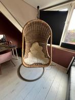 Rotan Hang Schommelstoel, Ophalen, Zo goed als nieuw, Riet of Rotan, 75 tot 100 cm