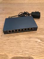 TP-Link TL-SG108 8-poorts Gigabit Switch, Ophalen of Verzenden, Gebruikt