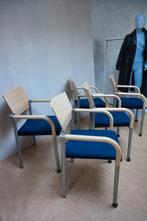 Set van 5 vintage design stoelen, armstoelen, Ophalen, Overige kleuren, Stof, Vijf, Zes of meer stoelen