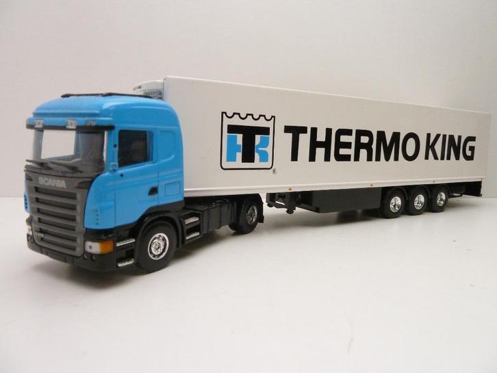 Scania R  ''  Thermoking ''  Lion Car, Hobby en Vrije tijd, Modelauto's | 1:50, Gebruikt, Bus of Vrachtwagen, Lion Toys, Ophalen of Verzenden