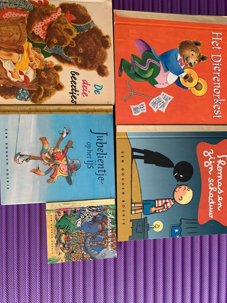 Gouden Boekjes Set - 5 Kinderboeken, Boeken, Kinderboeken | Jeugd | onder 10 jaar, Gelezen, Fictie algemeen, Ophalen of Verzenden