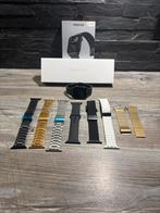 Apple watch 10 met 8 bandjes en bon!, Sieraden, Tassen en Uiterlijk, Smartwatches, Apple Watch ⌚️, Zwart, IOS, Ophalen of Verzenden