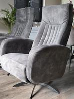 Groene Relaxfauteuil , 1 stoel..., Ophalen, Gebruikt, 75 tot 100 cm, Metaal