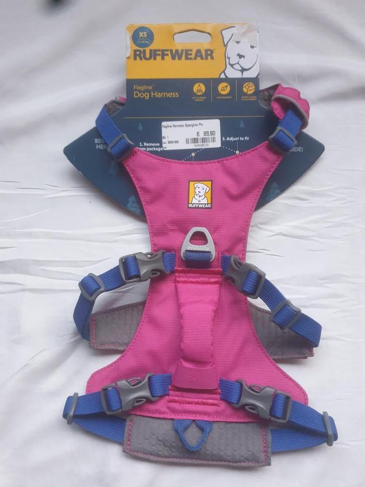 Ruffwear flagline alpenglow hondenharnas xs NIEUW, Dieren en Toebehoren, Hondenriemen, Nieuw, Ophalen of Verzenden
