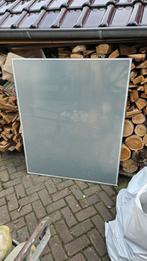 Melkglas ruit 101x125 cm, Doe-het-zelf en Verbouw, Glas en Ramen, Gevelraam of Ruit, Gebruikt, 80 tot 120 cm, 80 tot 120 cm