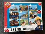 9-pack Brandweerman Sam puzzels, Ophalen of Verzenden, 10 tot 50 stukjes, Gebruikt