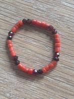 Bloedkoraal armband kind, Ophalen of Verzenden, Nieuw, Rood, Overige materialen