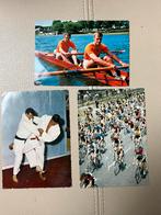 3 st oude ansichtkaarten sportserie, Verzamelen, Ophalen of Verzenden, 1980 tot heden, Gelopen