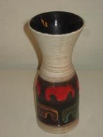 Retro vaas W Germany, Gebruikt, Overige kleuren, Ophalen of Verzenden, Glas