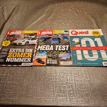 Auto Review 2025 + Quest 2025 - 3 Tijdschriften beschikbaar voor biedingen