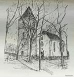 Kerk Oosterhesselen .... Yvonne Brill .... Inkttekening..., Ophalen of Verzenden