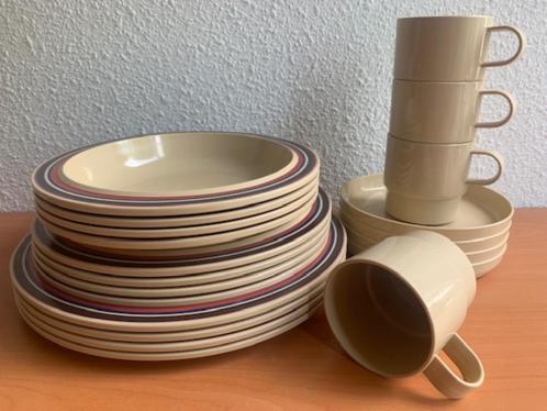 Mepal Rosti Classic: 4-p. servies Arena (retro vintage), Caravans en Kamperen, Kampeeraccessoires, Zo goed als nieuw, Ophalen of Verzenden
