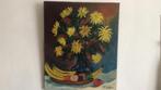 Bloemstilleven met fruitschaal G.vd Berg 1965, Antiek en Kunst, Ophalen of Verzenden