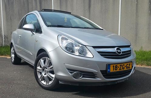 Opel Corsa 2008 Grijs 1.4 16v 90pk panoramadak airco, Auto's, Opel, Bedrijf, Corsa, ABS, Airbags, Airconditioning, Bluetooth, Boordcomputer
