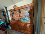 Teakhouten Vitrinekast 2x2 meter - Prachtig!, Ophalen, 200 cm of meer, Glas, 150 tot 200 cm