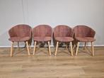 4x Arco Close - Eetkamerstoelen - Showroommodel - Stof, Arco, Hout, Voltastraat 21, Barneveld, Blauw