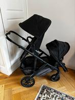 Uppababy Vista V2 Zwart - Complete Kinderwagen, Kinderen en Baby's, Kinderwagens en Combinaties, Duowagen, Zo goed als nieuw, Combiwagen
