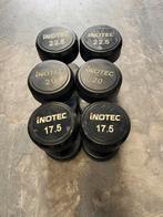 Inotec rubberen dumbells 17,5-22,5 kg dumbell set gewichten, Ophalen, Dumbbell, Gebruikt, Inotec