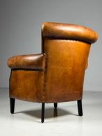 Fauteuil schapenleer klassiek, Huis en Inrichting, Fauteuils, Ophalen, Gebruikt, 75 tot 100 cm