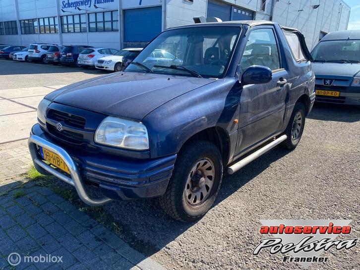 Suzuki Grand Vitara 1.6 Cabrio HANDEL/EXPORT, Auto's, Suzuki, Bedrijf, Te koop, Grand Vitara, 4x4, Airbags, Alarm, Centrale vergrendeling