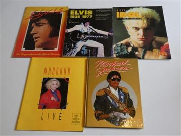 Michael Jackson Elvis Madonna Billy Joel Boeken beschikbaar voor biedingen