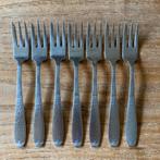 7 Vintage Sola massive 600 gebaksvorkjes lange vorkjes, Ophalen of Verzenden