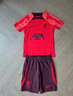 Liverpool tenue maat 122/128, Sport en Fitness, Voetbal, Maat XS of kleiner, Ophalen of Verzenden, Zo goed als nieuw, Set