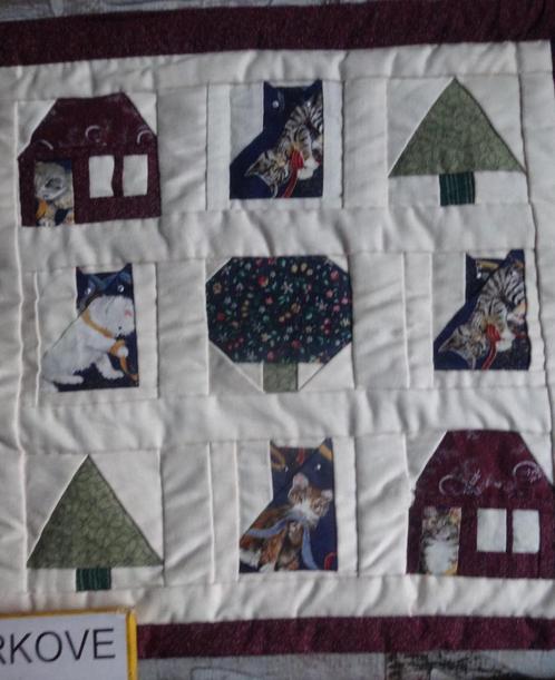 PATCHWORK POEZEN * Wandkleed *, Huis en Inrichting, Woonaccessoires | Wanddecoraties, Nieuw, Verzenden